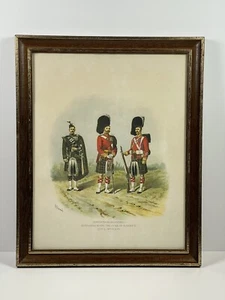 Richard Simkin Seaforth Highlanders Framed Print 16"x13" Wood Frame Gilt Edging - Picture 1 of 17
