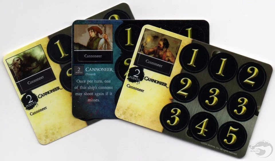 Wizkids Pirates Pocketmodel - English Cannoneer (1 card) - Image 1 of 1