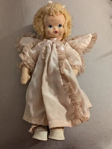Vintage 30's Richard Krueger ANGEL 11" Painted Mask Felt Doll - Photo 1/6