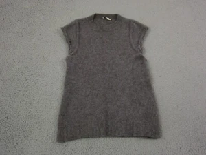 Faherty Sweater Womens Small Gray Yak Merino Wool Soft Knit Colette Pullover - Picture 1 of 11