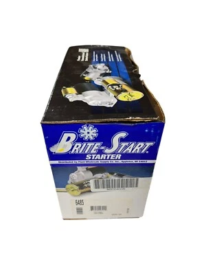 Arrancador de motor de arranque automotriz Brite-Start BBB Industries 6485 Reman Gm Chevy Foto 1 de 4