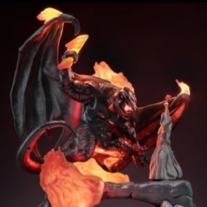 LAMPADA THE LORD OF THE RINGS THE BALROG VS GANDALF - Imagen 1 de 1