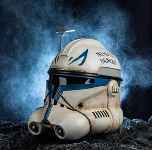 Star Wars Captain Rex tragbare Maske weißer Helm Halloween Party Cosplay Requisiten  - Bild 1 von 6
