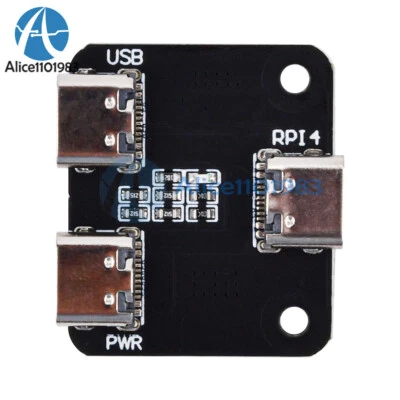 Type-C USB Power Splitter For Raspberry Pi 4 Development Board USB 1 to 2 Module - Image 1 of 4