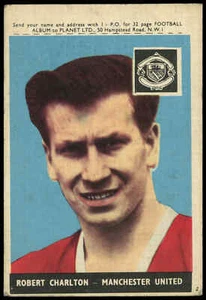 A&BC - 'Footballers (1958/59 Planet)' (1958)  - Robert Charlton (Man Utd) - Picture 1 of 2