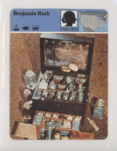 1979-80 Panarizon Story of America Deck 56 Printed in Italy Benjamin Rush n1u