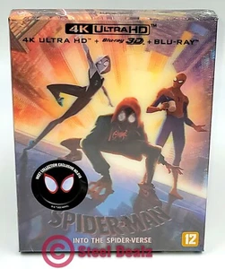 SPIDER-MAN INTO THE SPIDER-VERSE  [4K+3D+2D] Blu-ray STEELBOOK [WeET] LENTI B2 - Imagen 1 de 4