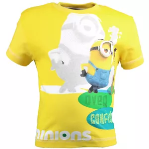 T SHIRT MANCHES COURTES ENFANT DISNEY MINIONS JAUNE - Imagen 1 de 2