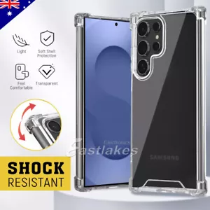 For Samsung S25 S24 S23 S22 S21 FE Ultra S20 Note20 Case Shockproof Bumper Cover - Picture 1 of 11