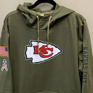 New Kansas City Chiefs NIKE Salute To Service Hoodie XXL MEN'S S2 - Picture 1 of 21