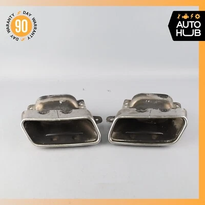 Juego de puntas silenciadoras silenciadores escape Mercedes W221 S550 CL550 R350 10-17 OEM Foto 1 de 4