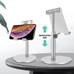 Universal Aluminum Desktop Desk Stand For iPad Tablet iPhone Samsung LG - Picture 1 of 12