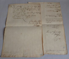 2 Handschriftliches Dokumente der Grafen d´Alton 1787 (90114)