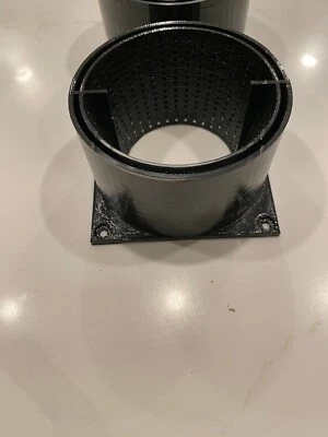 One (1) Antminer S19 Sound Mitigation Dampener Muffler 120mm 4" Duct - Image 1 of 4