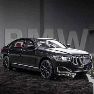 1:24 BMW 760Li THE7 Limousine Alloy Car Diecast Toy Vehicle Car Model Sound - Image 1 of 4