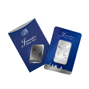Holy Land Mint Dove of Peace 1 oz Silver Bar in Gift Box - Picture 1 of 4