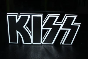 Kiss Jumbo 3D gedruckt Logo Schild Wand Schreibtisch Regal Kunst - Bild 1 von 10