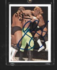 61  Arn Anderson Lex Luger signed 1988 NWA Wrestling Card w/COA  FREE SHIPPING !