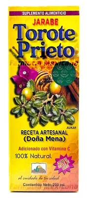 Torote Prieto Jarabe con Eucalipto, Gordolobo, y Cebolla Morada - Gripa y Tos - Изображение 1 из 4