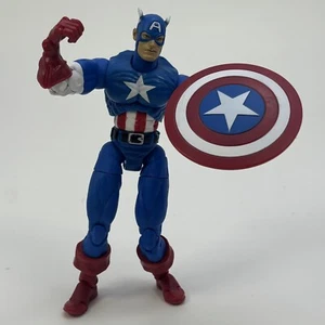 Captain America Marvel Legends Series 1 Superhero Action Figure + Shield 2002 - Picture 1 of 7