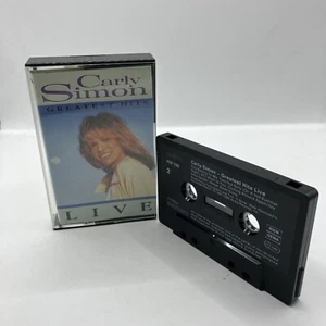 Carly Simon Greatest Hits Live Cassette Tape Arista 1987 - Picture 1 of 11