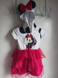 Disney Minnie Mouse Tulle Dress with Hoodie for kits Size (4/5) - Picture 1 of 5