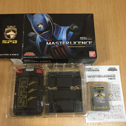 Bandai Power Rangers SPD MASTER LICENCE SUPER SENTAI ARTISAN Dekaranger USED Cover