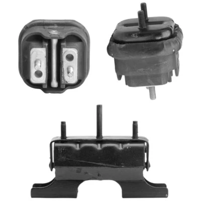 Soportes de motor delanteros izquierdo, derecho y montaje de transmisión izquierda 3 piezas para GMC Envoy 09-05 5,3 L Foto 1 de 4