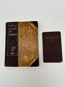 2 DUO Story of Daniel Prophet & Bible Handbook S.N. Haskell SDA Adventist books - Picture 1 of 16