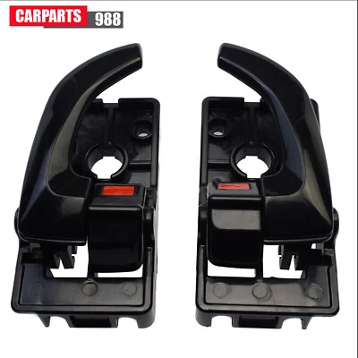 Par de manijas de puerta interiores negras izquierda derecha para Hyundai Tucson 2005-09 82610-2E000 Foto 1 de 4