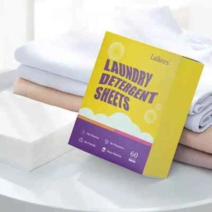 60 Laundry Detergent Sheet Eco-friendly Ultra Concentrated Smart Wash Sheet - Picture 1 of 6