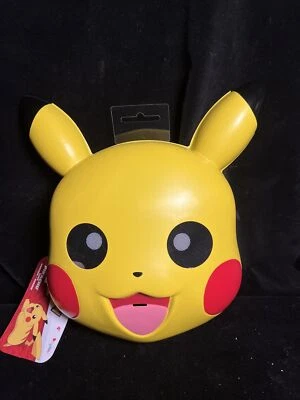 PIKACHU 8" X 10" Mask Costume Accessory Kids Pokemon Halloween - Image 1 of 4