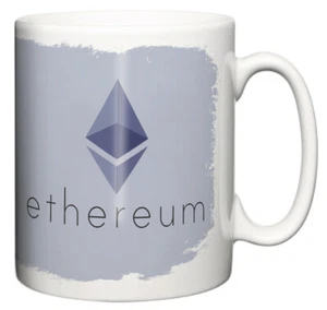 Ethereum ETH Cryptoasset Blockchain Protokoll Medaille, Tee Kaffee Keramik Tasse Geschenk - Bild 1 von 4