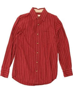 DOCKERS Mens Shirt Small Red Striped Cotton CI01 - Picture 1 of 3