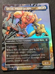 Sp dr, Piloted By Peni - Foil - Borderless - SPM - MTG - EN - NM - 0199 - Picture 1 of 1