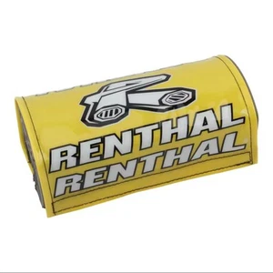 PARACOLPI RENTHAL Giallo PER MANUBRIO FATBAR MOTO CROSS ENDURO MOTARD PITBIKE - Foto 1 di 1