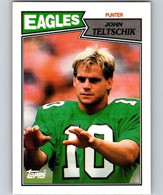 1987 Topps #300 John Teltschik Philadelphia Eagles Rookie - Image 1 of 2