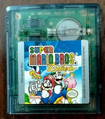 Rare 1999 Nintendo GBP Super Mario Bros Not For Resale Kiosk Demo game w sticker - Image 1 of 2