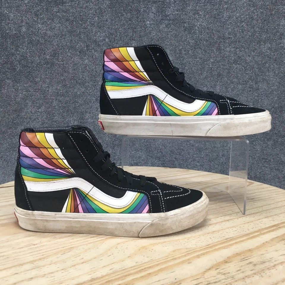 Vans Shoes Mens 6.5 Womens 8 Sk8-Hi Reissue Refract Sneakers Black Multicolor - Image 1 of 4
