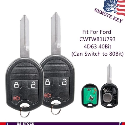 2 Para 2011 2012 2013 2014 2015 2016 Ford F150 F250 F350 Coche Mando a Distancia Llavero Foto 1 de 4