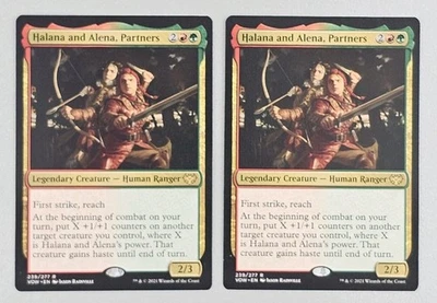 X2 Halana and Alena, Partners Regular - Innistrad: Crimson Vow MTG Magic  - Image 1 of 2