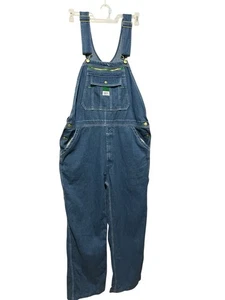 Liberty Latzhose Gr. 38x30 helle Waschung Arbeit Zimmerei Taschen Latz Reißverschluss - Bild 1 von 10