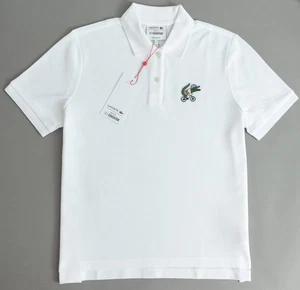 Women's Lacoste Sex Education Polo Shirt X Netflix Organic Cotton 12 UK - Picture 1 of 8