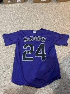COLORADO ROCKIES- RYAN MCMAHON SIGNED AUTOGRAPH JERSEY PSA COA - Picture 1 of 9