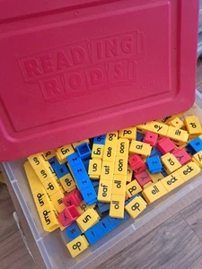 Reading rod's educational spelling blocks Aprox. 140 Pieces. - Picture 1 of 5