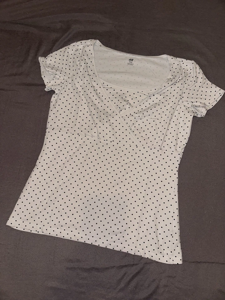 Umstandsshirt STILLSHIRT Schwangerschaftsmode Pregnant Maternity Gr M H&m - Bild 1 von 1
