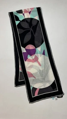 Emilio Pucci Mujer Lino Algodón Bufanda Foto 1 de 4