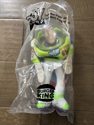 Burger King 1995 Toy Story Pals Buzz Lightyear 10" Plush Sealed - Image 1 of 2