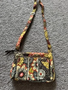 Vera Bradley Adjustable Crossbody Wallet Purse in Flower Shower - Picture 1 of 6