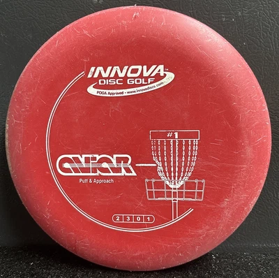 Innova. DX Aviar Older Penned Run Red 151g Lightweight Putter Used - Image 1 of 4